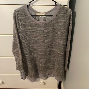 a’reve womens gray top